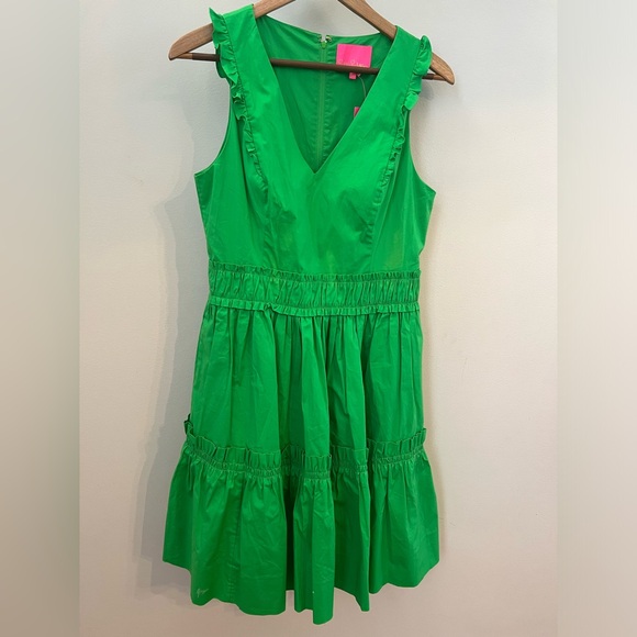 Lilly Pulitzer Women’s Celiana Sprout Green Dress Size 8 - Picture 2 of 9